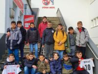 kicken&lesen 2019 - Trainingsbesuch - Trude-Herr-Gesamtschule Köln-Mülheim - THG