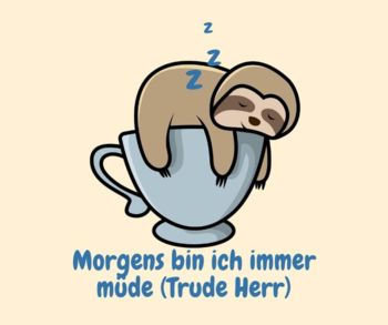 Morgens bin ich immer müde (Trude Herr) - Trude-Herr-Gesamtschule Köln-Mülheim - THG