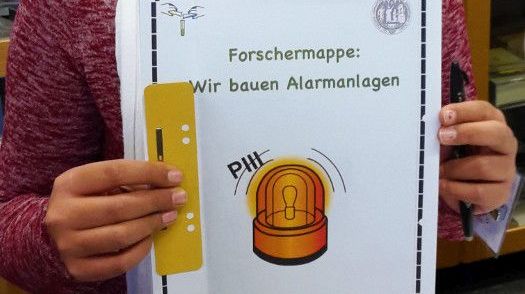 Alarmanlagen bauen im Schülerlabor 2018 - Trude-Herr-Gesamtschule Köln-Mülheim - THG